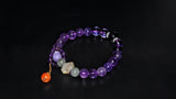 Load image into Gallery viewer, Mystic Aura Amethyst Bracelet