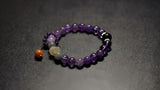 Load image into Gallery viewer, Mystic Aura Amethyst Bracelet