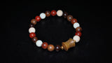 Load image into Gallery viewer, Harmony of Elements Wood and Jade Bracelet